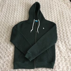 ENJOI Zip-Up Sweatshirt, Forest Green